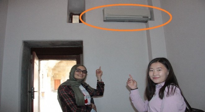 Tarihi Medrese'de klima garabeti !