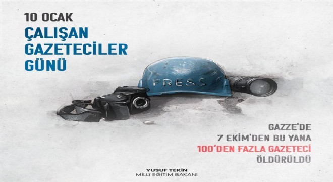 Tekin'den 10 Ocak Çalışan Gazeteciler Günü mesajı