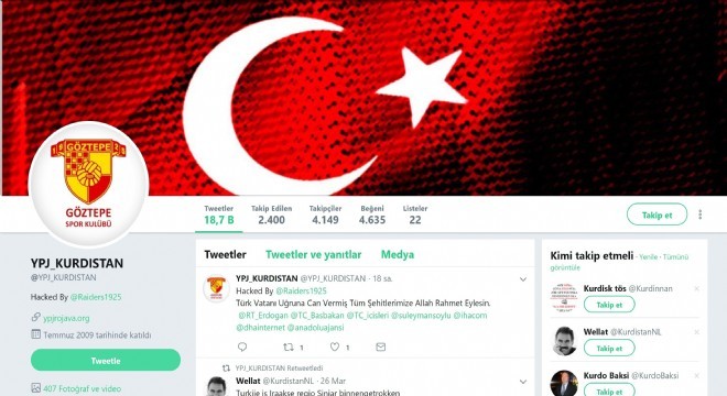 Terör örgütü YPJ'ye Türk bayrağı şoku