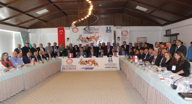Uluslararası Festivaller Birliği Erzurum'da toplandı