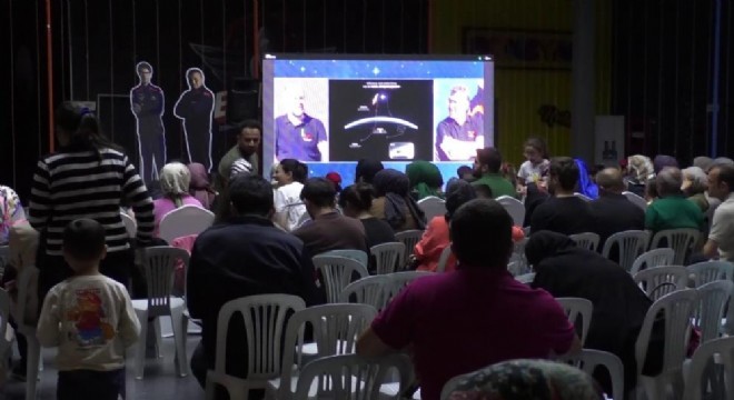 Uzay yolculuğu Erzurum'da heyecanla izlendi
