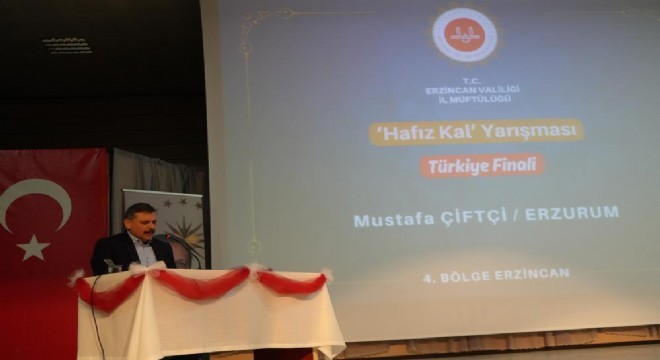 Vali Çiftçi, ‘Hafız Kal' yarışmasının birincisi oldu