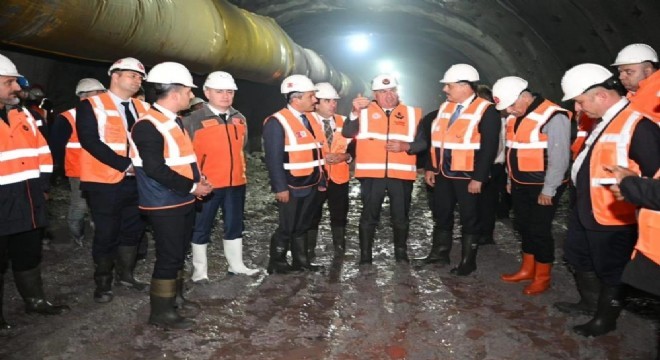 Valilerden Kırık Tüneli'nde inceleme