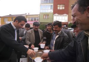 Narman esnafı aşure etkinliğinde buluştu