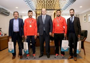 Orhan sportif başarıyı ödüllendirdi
