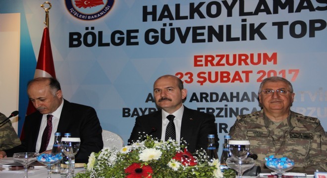 İçişleri Bakanı Soylu Erzurum'da