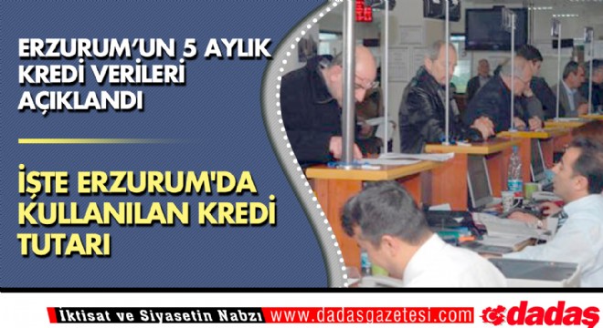 İşte Erzurum'da kullanılan kredi tutarı