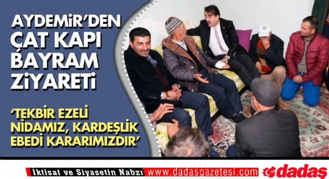 ‘Tekbir ezeli nidamız, kardeşlik ebedi kararımızdır'