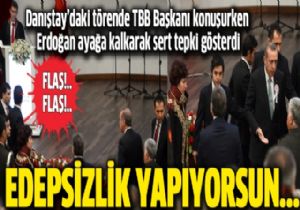 Başbakan Erdoğan salonu terk etti