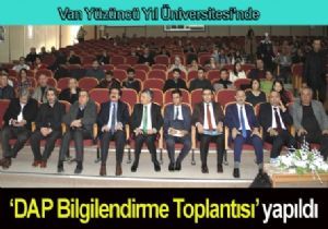 Yüzüncü Yıl'da ‘DAP Gündemi'