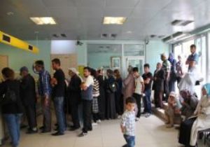 Oltu'da PTT kuyruğu çilesi