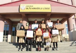 Oltulu öğrencilerden Bayır Bucak seferberliği