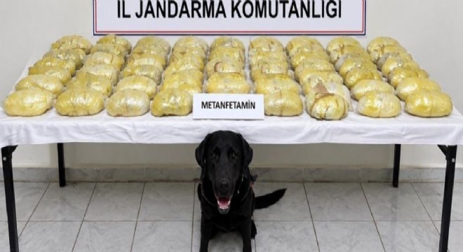 21 kilo 700 gram metamfetamin ele geçirildi