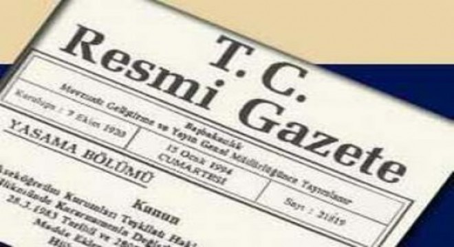 Atama kararları Resmi Gazete'de