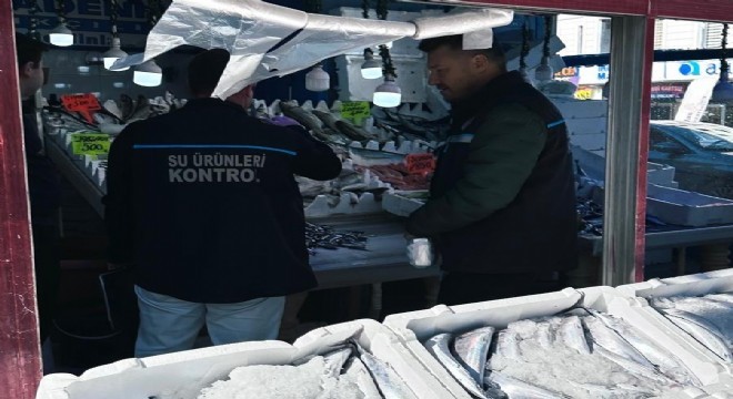 Balık tezgahları denetimden geçti