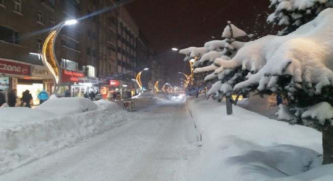 Doğu'nun 2019'da ilk gündemi kar oldu