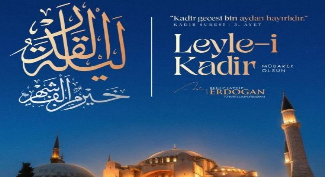 Erdoğan’dan Kadir Gecesi paylaşımı