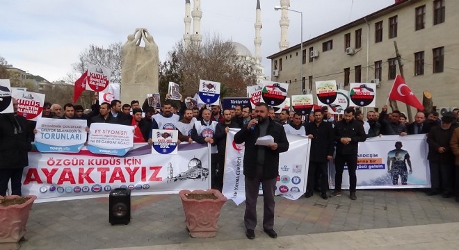 Iğdır'da Kudüs protestosu