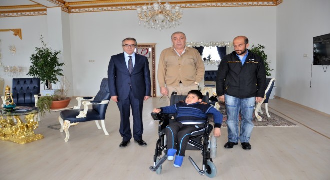 Küçük Mertcan'ın rüyası gerçek oldu
