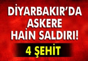 Lice'de askere saldırı: 4 şehit