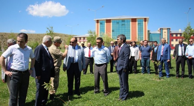 Oltu'da 251 şehit anısına 251 fidan dikildi