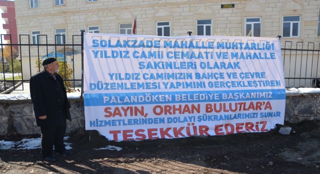 Palandöken camilerine çevre düzenlemesi