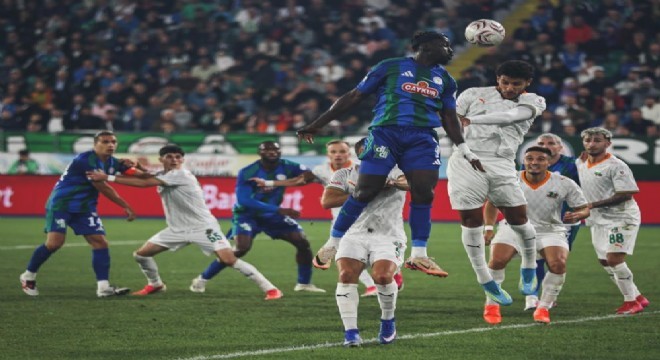 Trendyol Süper Lig: Ç. Rizespor: 0 - Alanyaspor: 1
