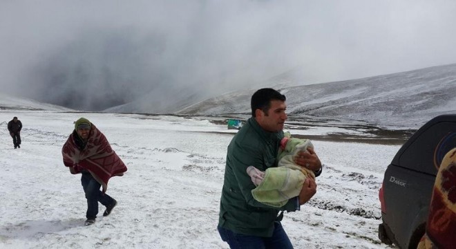 Yayla'da mahsur kaldılar