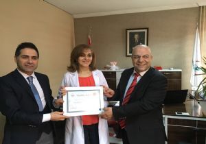 Erzurum'da yılın başhekimi açıklandı