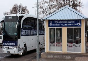 Erzurum'da klimalı durak sayısı artırılıyor