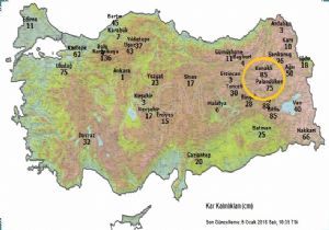 Palandöken'de kar bir metre eşiğinde