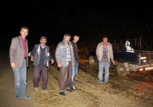 Oltu'da yağmur sele dönüştü