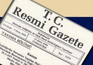 Atama kararları Resmi Gazete'de yayımlandı