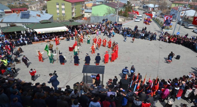 Şenkaya'da Milli coşku zirvedeydi
